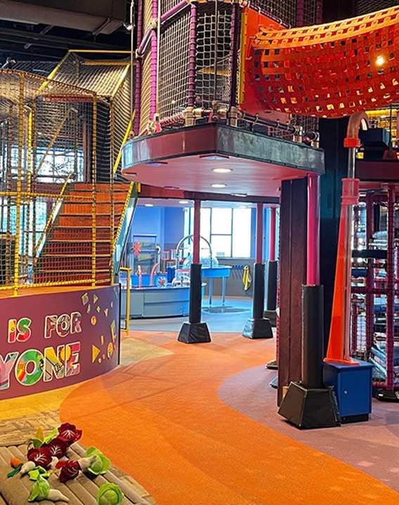 a store inside of a building