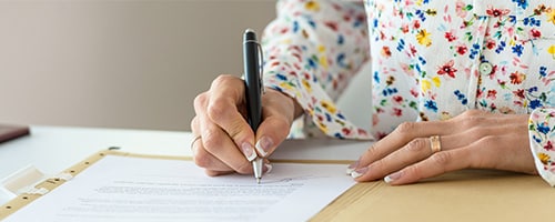 a person sitting on a table